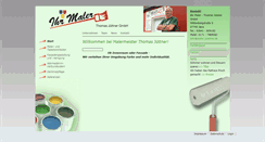 Desktop Screenshot of maler-juettner.de